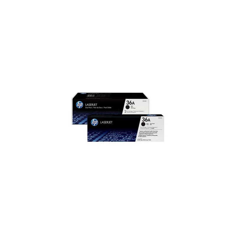 HP oryginalny toner CB436AD, HP 36A, black, 4000 (2x2000)s, dual pack