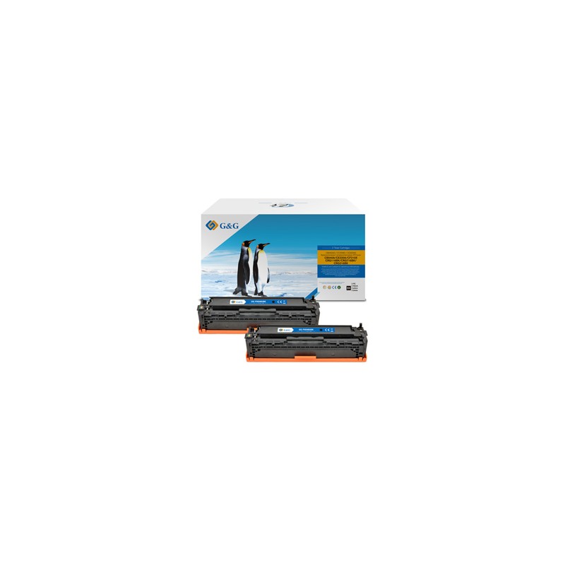 G&G kompatybilny toner z HP CB540A, CE320A, CF210X, Canon CRG116, CRG716, C, NT-PH540UBK, HP 125A, black, 2200s