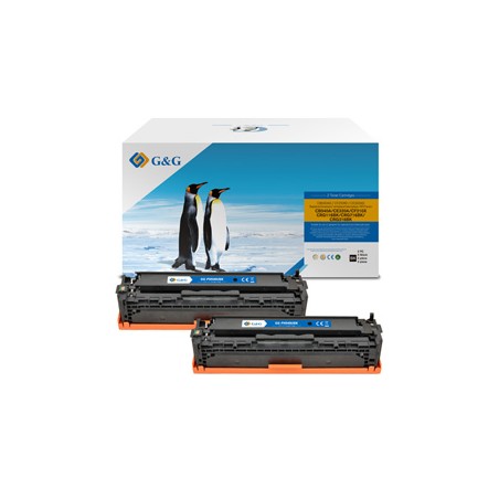G&G kompatybilny toner z HP CB540A, CE320A, CF210X, Canon CRG116, CRG716, C, NT-PH540UBK, HP 125A, black, 2200s