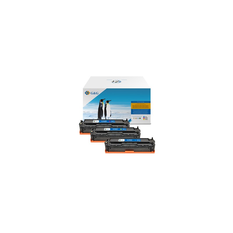 G&G kompatybilny toner z HP CB541A, CE320A, CF210X, Canon CRG116, CRG716, C, NT-PH541UC, HP 125A, cyan, 1400s