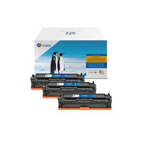 G&G kompatybilny toner z HP CB541A, CE320A, CF210X, Canon CRG116, CRG716, C, NT-PH541UC, HP 125A, cyan, 1400s