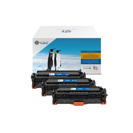 G&G kompatybilny toner z HP CC531A, CE411A, CF381A, Canon CRG118, CRG718, C, NT-PH531UC, HP 304A, cyan, 2800s