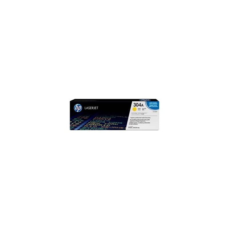 HP oryginalny toner CC532A, HP 304A, yellow, 2800s