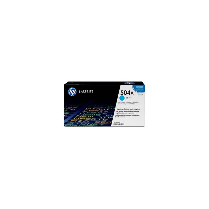 HP oryginalny toner CE251A, HP 504A, cyan, 7000s