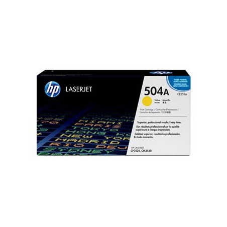 HP oryginalny toner CE252A, HP 504A, yellow, 7000s