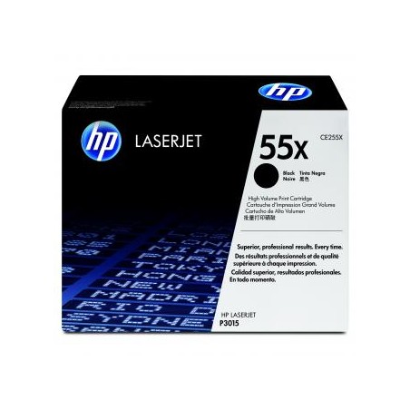 HP oryginalny toner CE255X, HP 55X, black, 12500s