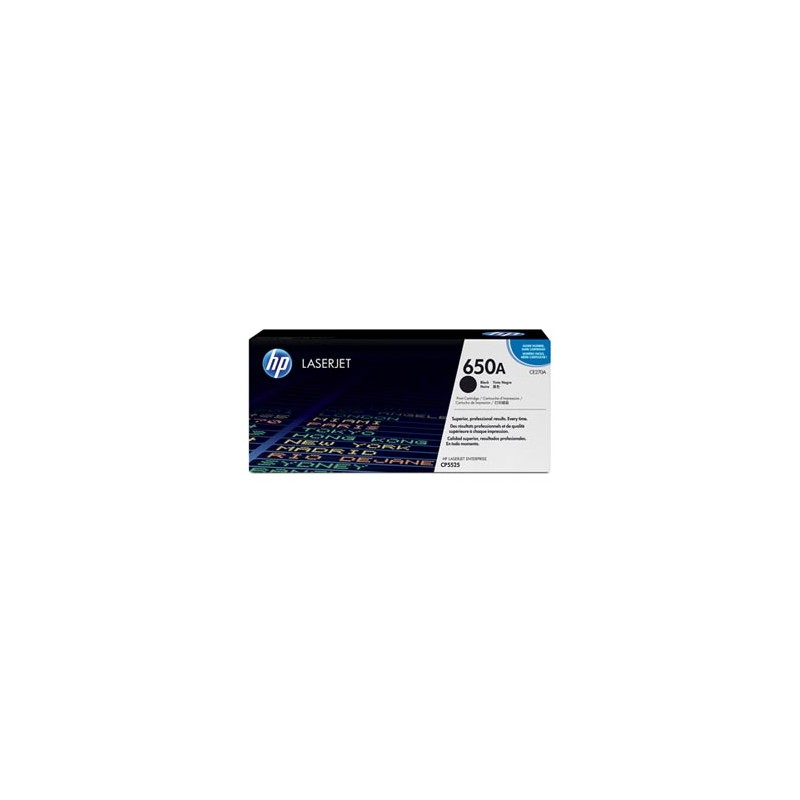 HP oryginalny toner CE270A, HP 650A, black, 13500s