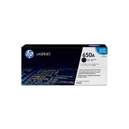 HP oryginalny toner CE270A, HP 650A, black, 13500s