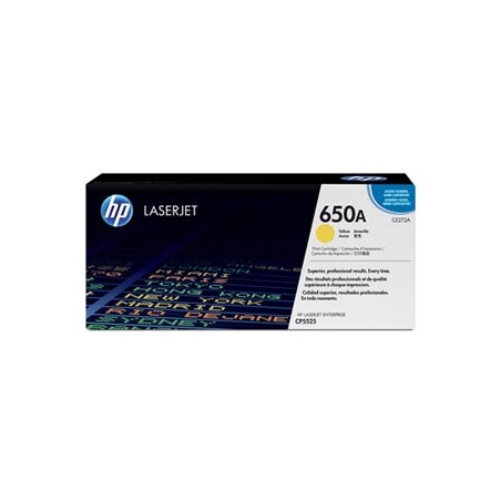 HP oryginalny toner CE272A, HP 650A, yellow, 15000s