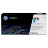 HP oryginalny toner CE341A, HP 651A, cyan, 16000s