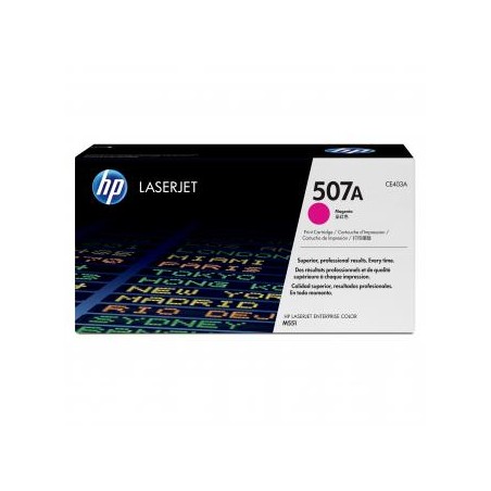 HP oryginalny toner CE403A, HP 507A, magenta, 6000s
