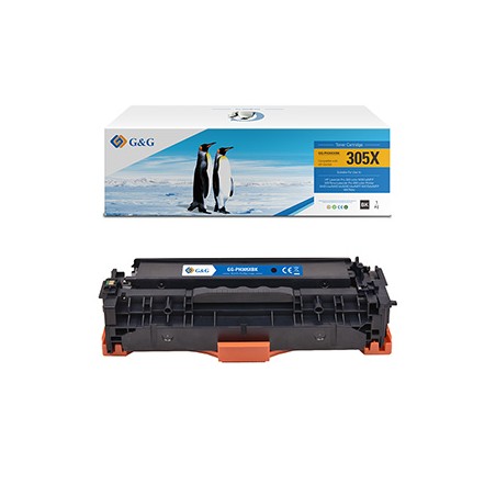 G&G kompatybilny toner z HP CE410X, NT-PH305XBK(CE410X), HP 305X, black, 4000s