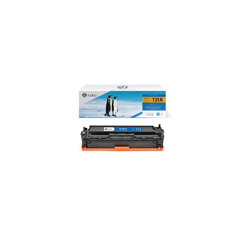 G&G kompatybilny toner z HP CF211A, Canon CRG731, NT-PH211C, HP 131A, cyan, 1800s
