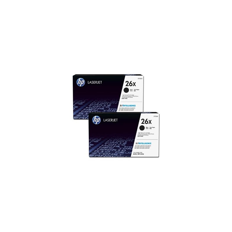 HP oryginalny toner CF226XD, HP 26X, black, 18000 (2x9000)s, high capacity, dual pack, 2x930g