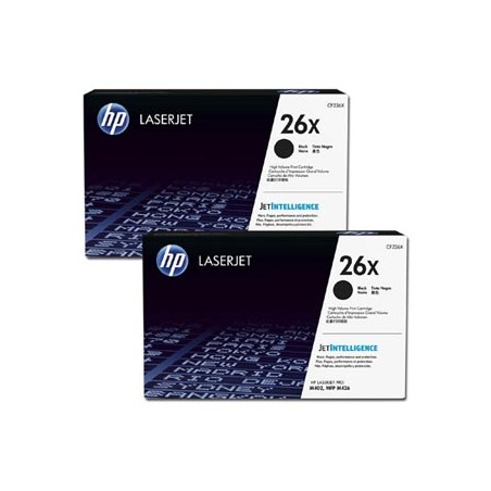 HP oryginalny toner CF226XD, HP 26X, black, 18000 (2x9000)s, high capacity, dual pack, 2x930g