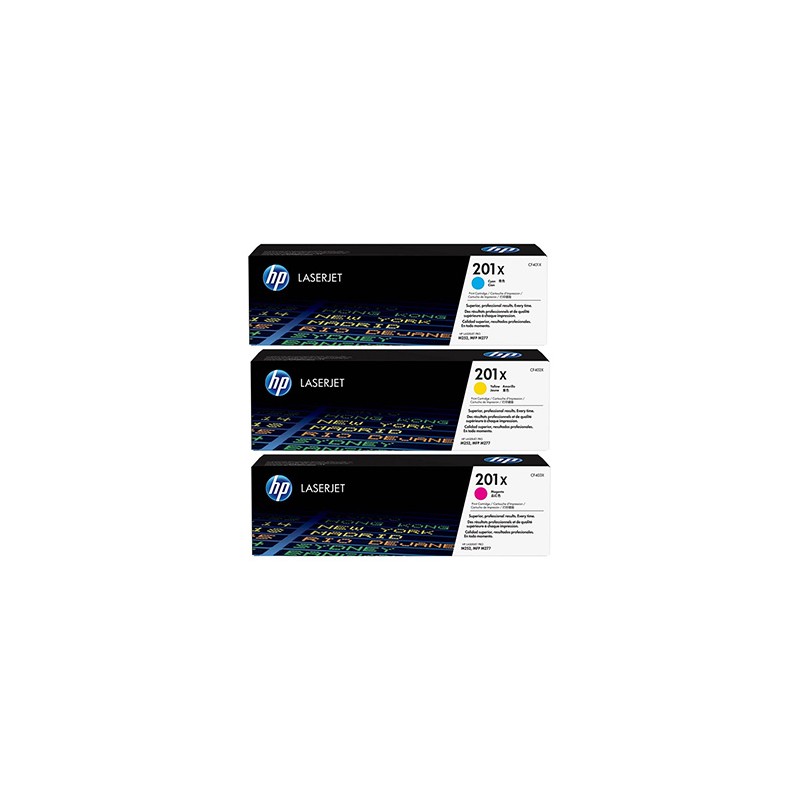 HP oryginalny toner CF253XM, HP 201X, CMY, 6900 (3x2300)s, 3szt