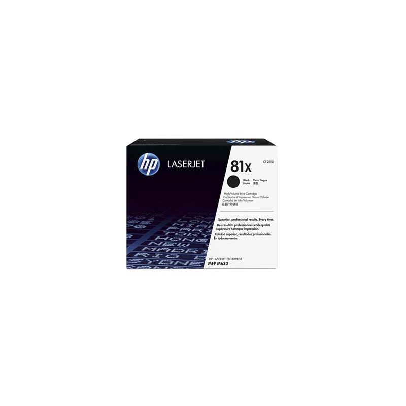HP oryginalny toner CF281X, HP 81X, black, 25000s