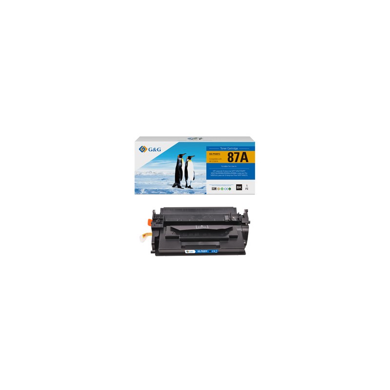 G&G kompatybilny toner z HP CF287A, NT-PH287C, HP 87A, black, 9000s, 930g