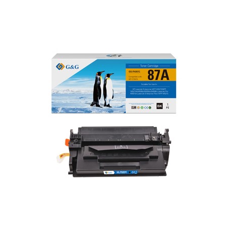 G&G kompatybilny toner z HP CF287A, NT-PH287C, HP 87A, black, 9000s, 930g