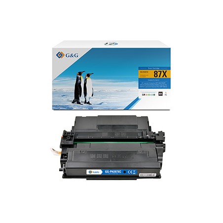 G&G kompatybilny toner z HP CF287X, NT-PH287XC, black, 18000s, high capacity