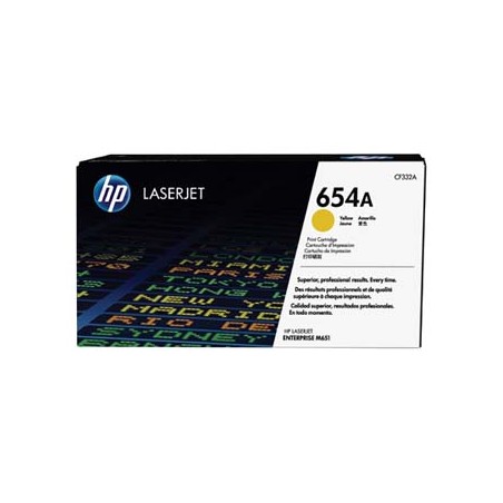 HP oryginalny toner CF332A, HP 654A, yellow, 15000s