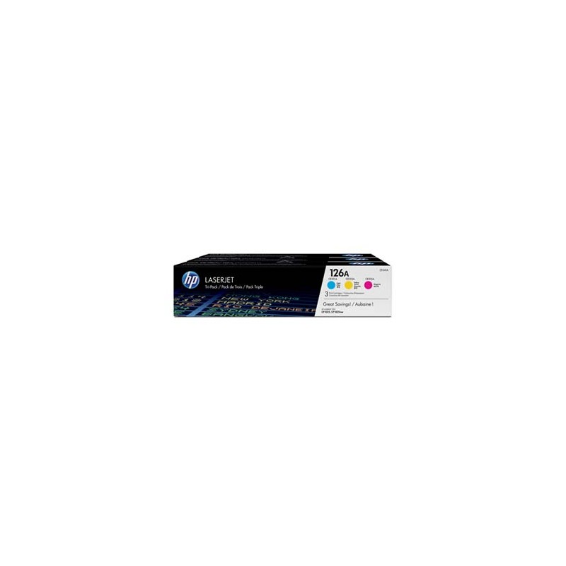 HP oryginalny toner CF341A, HP 126A, CMY, 1000s, 900g, 3szt