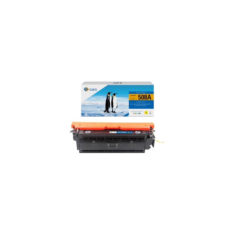 G&G kompatybilny toner z HP CF362A, NT-PH362Y, HP 508A, yellow, 5000s