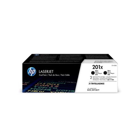 HP oryginalny toner CF400XD, HP 201X, black, 5600 (2x2800)s, dual pack, 2x770g
