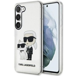 Karl Lagerfeld nakładka do Samsung Galaxy S23 Ultra KLHCS23LHNKCTGT transparentna HC IML Glitter NFT K&C