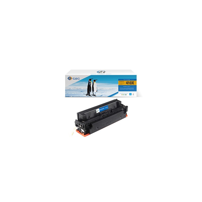 G&G kompatybilny toner z HP CF411X, NT-PH411XC, HP 410X, cyan, 5000s, high capacity
