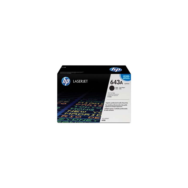 HP oryginalny toner Q5950A, HP 643A, black, 11000s