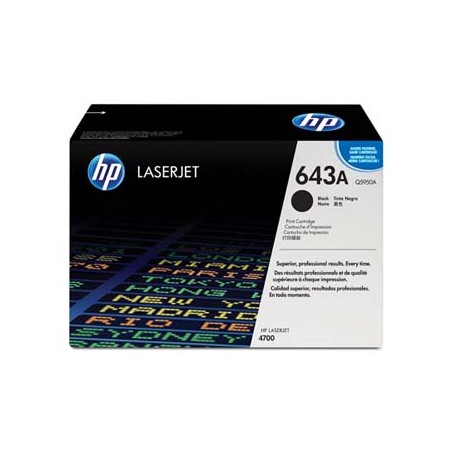 HP oryginalny toner Q5950A, HP 643A, black, 11000s