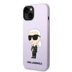 Karl Lagerfeld nakładka do iPhone 14 Plus 6,7&quot KLHCP14MSNIKBCU fioletowa HC Silicone NFT Ikonik