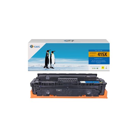 G&G kompatybilny toner z HP W2032X, NT-PH2032XFY, HP 415X, yellow, 6000s, high capacity
