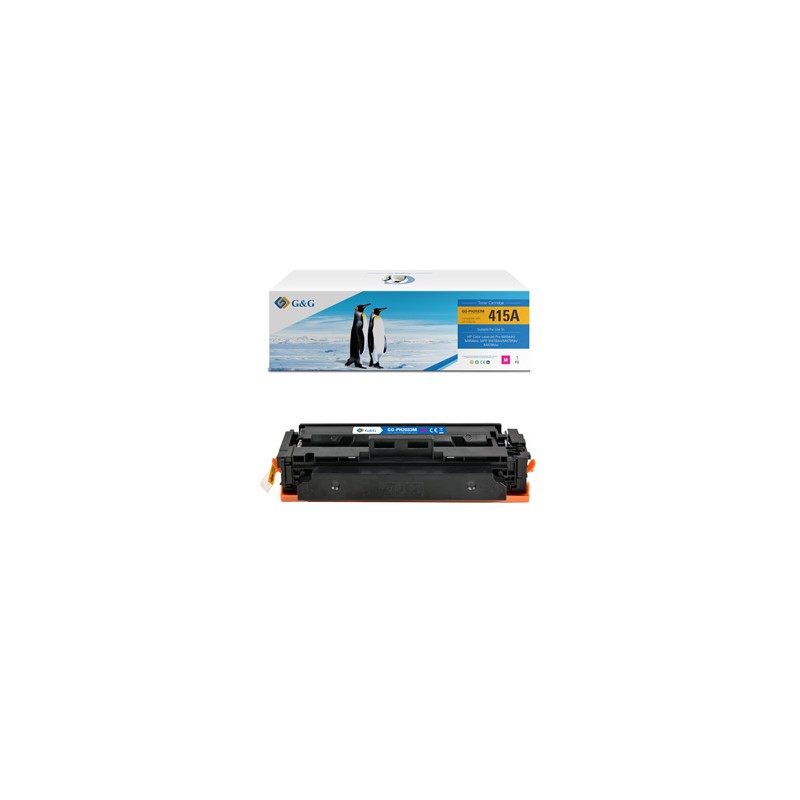 G&G kompatybilny toner z HP W2033A, NT-PH2033M, HP 415A, magenta, 2100s
