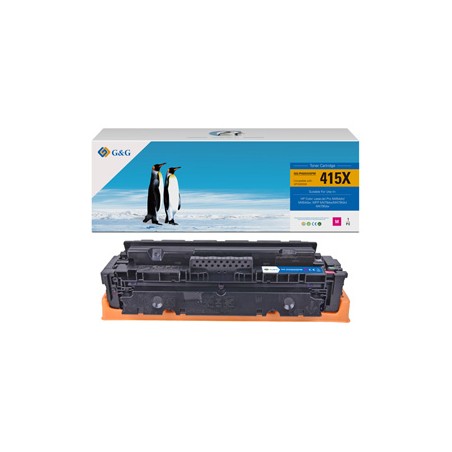 G&G kompatybilny toner z HP W2033X, NT-PH2033XFM, HP 415X, magenta, 6000s, high capacity