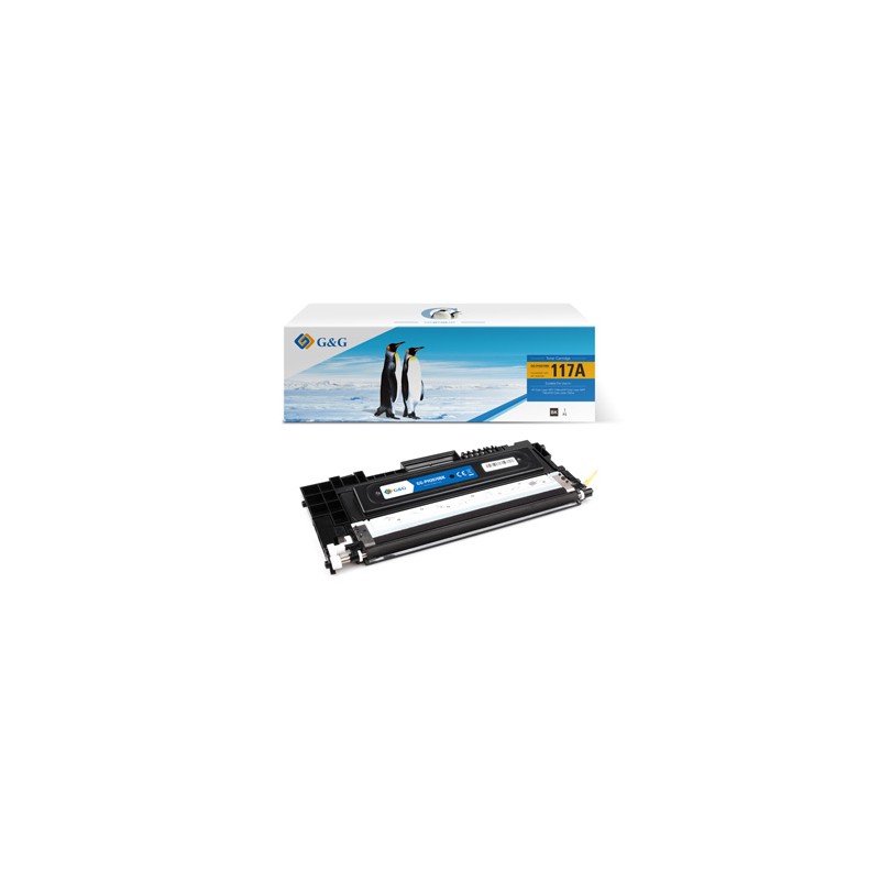 G&G kompatybilny toner z HP W2070A, NT-PH2070BK, HP 117A, black, 1000s