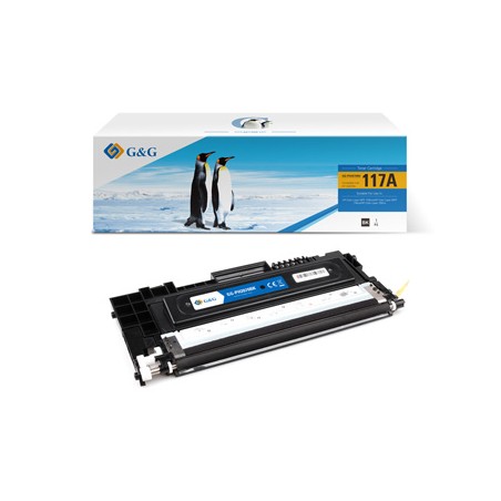 G&G kompatybilny toner z HP W2070A, NT-PH2070BK, HP 117A, black, 1000s