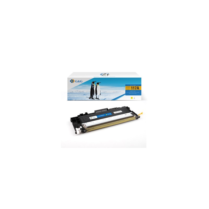 G&G kompatybilny toner z HP W2072A, NT-PH2072Y, HP 117A, yellow, 700s