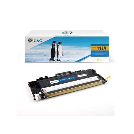 G&G kompatybilny toner z HP W2072A, NT-PH2072Y, HP 117A, yellow, 700s
