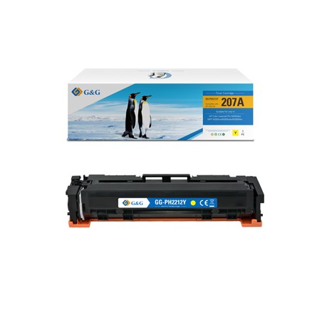 G&G kompatybilny toner z HP W2212A, NT-PH2212Y, HP 207A, yellow, 1250s