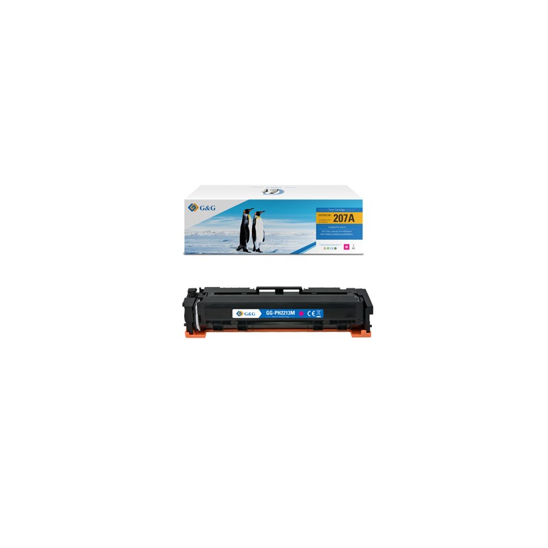 G&G kompatybilny toner z HP W2213A, NT-PH2213M, HP 207A, magenta, 1250s
