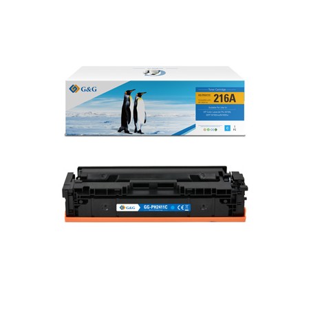 G&G kompatybilny toner z HP W2411A, NT-PH2411C, HP 216A, cyan, 850s