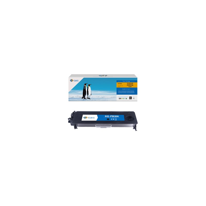 G&G kompatybilny toner z Brother TN2000, TN350, TN2075, TN2025, TN2050, NT-PB350, black, 2500s