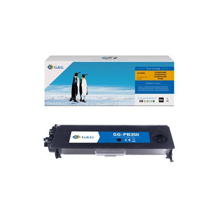 G&G kompatybilny toner z Brother TN2000, TN350, TN2075, TN2025, TN2050, NT-PB350, black, 2500s