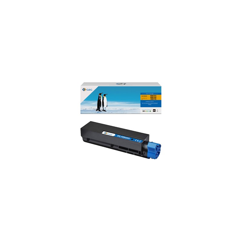 G&G kompatybilny toner z OKI 45807102, NT-FOB432C, black, 3000s