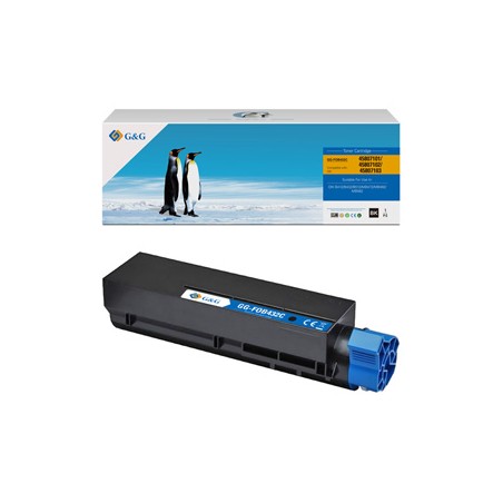 G&G kompatybilny toner z OKI 45807102, NT-FOB432C, black, 3000s