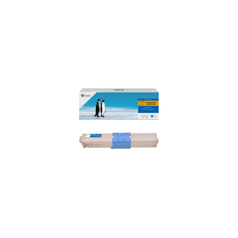 G&G kompatybilny toner z OKI 44973535, NT-COC301FC, cyan, 1500s