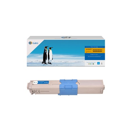 G&G kompatybilny toner z OKI 44973535, NT-COC301FC, cyan, 1500s