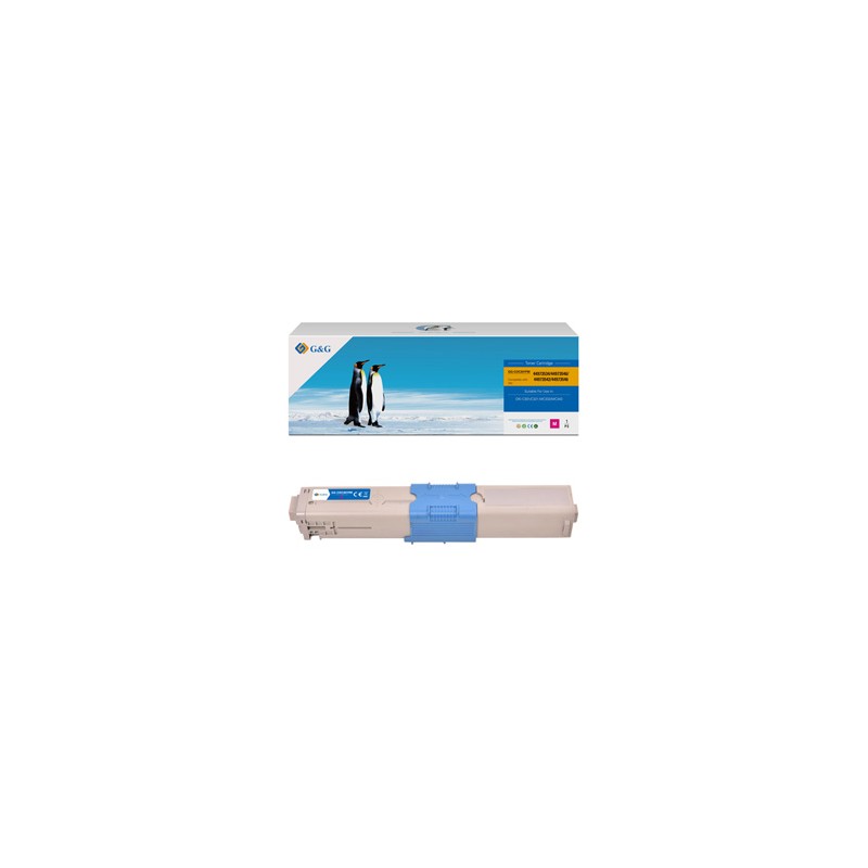 G&G kompatybilny toner z OKI 44973534, NT-COC301FM, magenta, 1500s